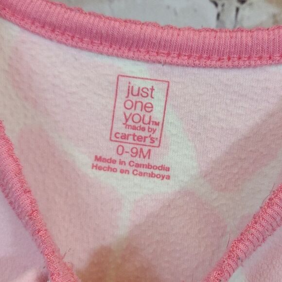 Carter’s Baby Girl Pink Microfleece Wearable Blanket Sleepbag Sleep Sack 0-9M - Picture 5 of 6